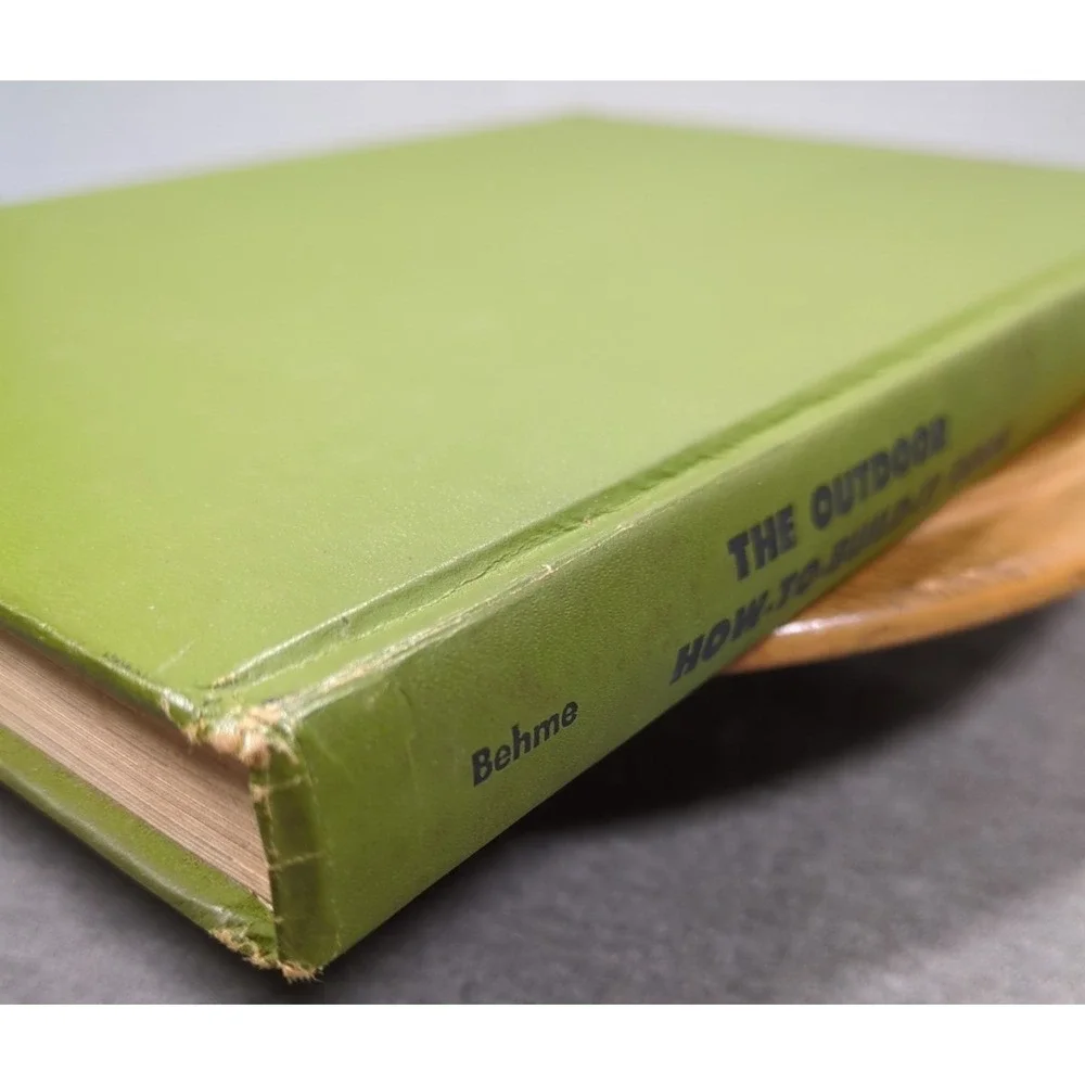 1971 The Outdoor How-To-Build-It Book‎ Robert Behme VTG Hardcover Hawthorn Books